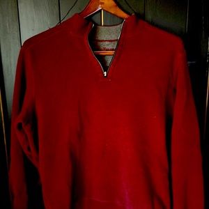 Men’s Tommy Bahama reversible 1/4 zip sweater